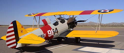 Stearman B75N1 N47964, Cactus Fly-in, March 3, 2012